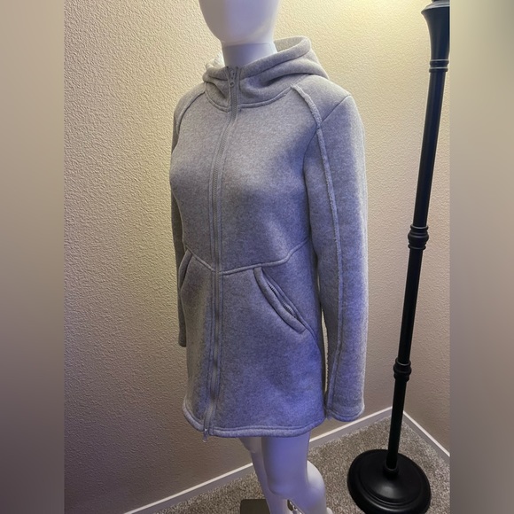 Avalanche Outdoor Supply Co. SUPER RARE reverse patched fleece jacket 🧥 hood - Picture 3 of 9